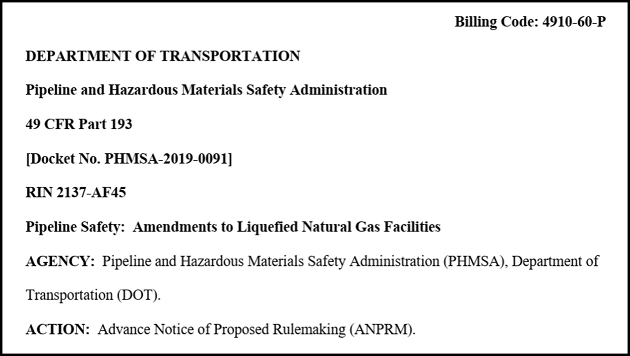 (From USDOT/PHMSA Document)